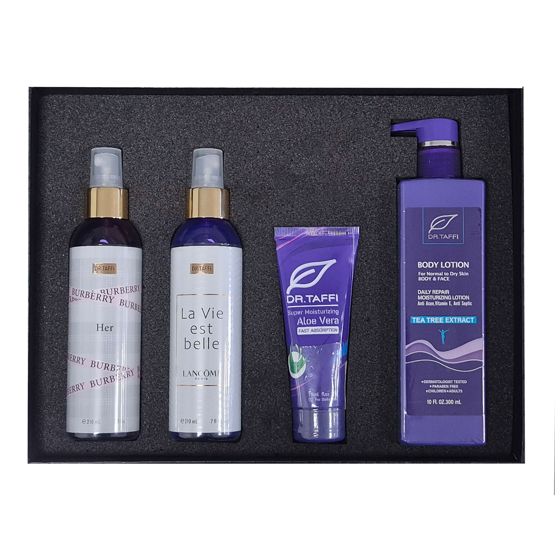 women-gift پک هدیه زنانه دکتر تافی مدل 4 تایی شامل بادی اسپلش، لوسیون و کرم آبرسان - Image 1